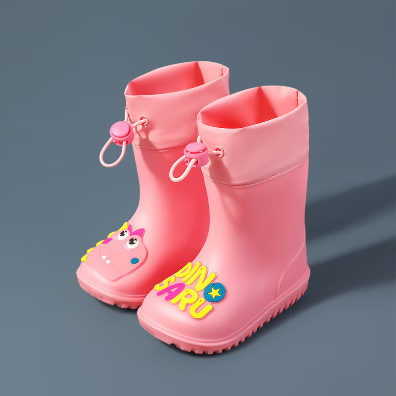 甜甜仔儿童雨鞋男童宝宝防滑雨靴女童学生小童幼儿水鞋防水小孩女款胶鞋高清大图