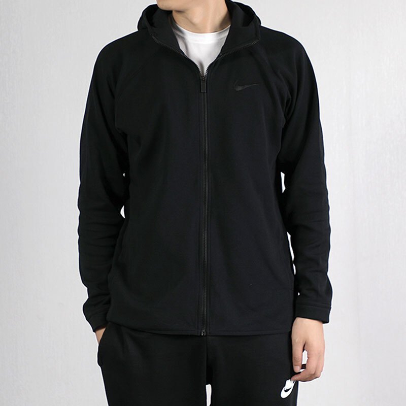 nike耐克男装春秋款新品运动服休闲舒适保暖连帽防风运动夹克外套ar