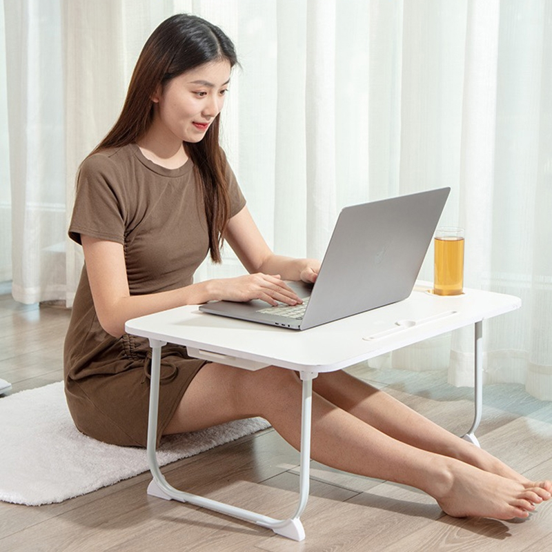 藤印象床上小桌子飘窗折叠桌学生床头宿舍书桌笔记本电脑支架办公桌