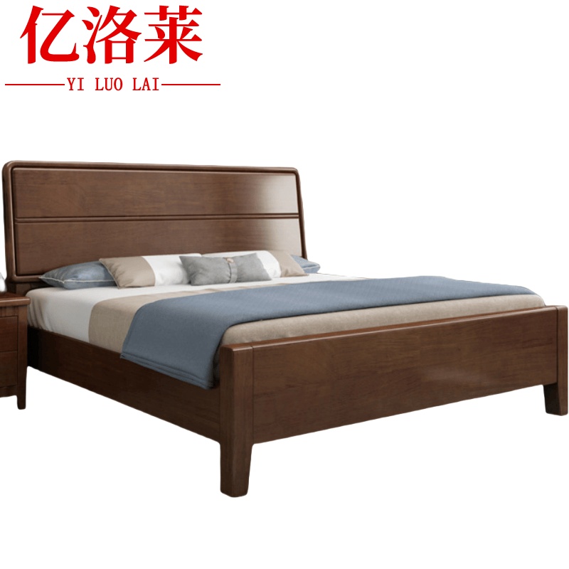 亿洛莱 床+床头柜 1.5*2m 套高清大图