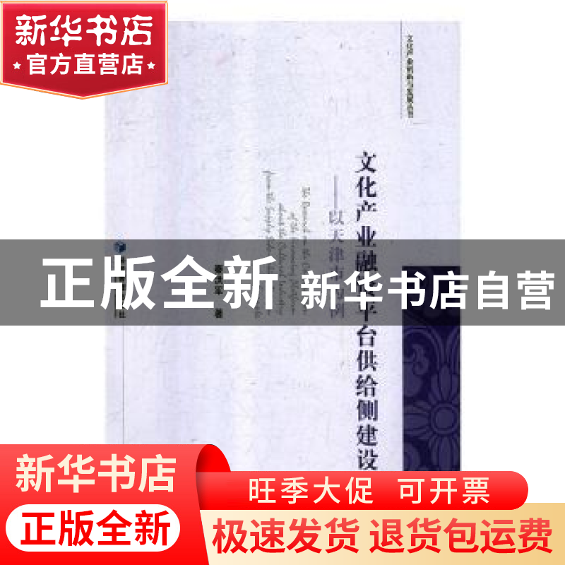 正版 文化产业融资平台供给侧建设:以天津市为例 秦洪军著 经济管