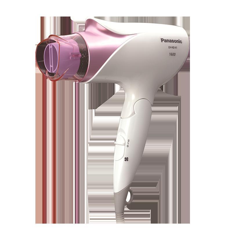 松下(Panasonic)电吹风EH-ND41-P 6档恒温护发可折叠便携吹风机1600W 粉