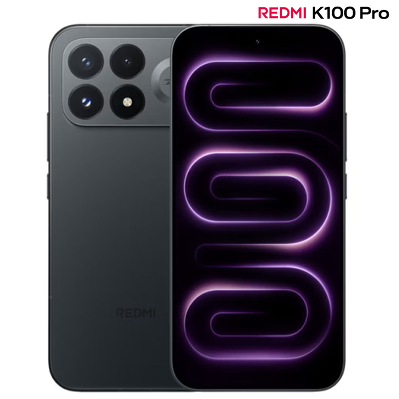 小米REDMI K100 Pro 12GB+256GB 黑色 骁龙8至尊版VSeries 185Hz高刷 8580mAh电池 2亿像素 红米5G学生手机