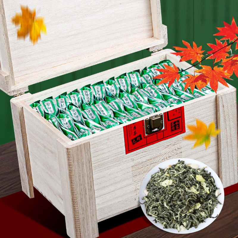 2024年新茶茉莉花茶浓香型茶叶小泡袋源御露茉莉花茶叶私家茶园礼盒装500G