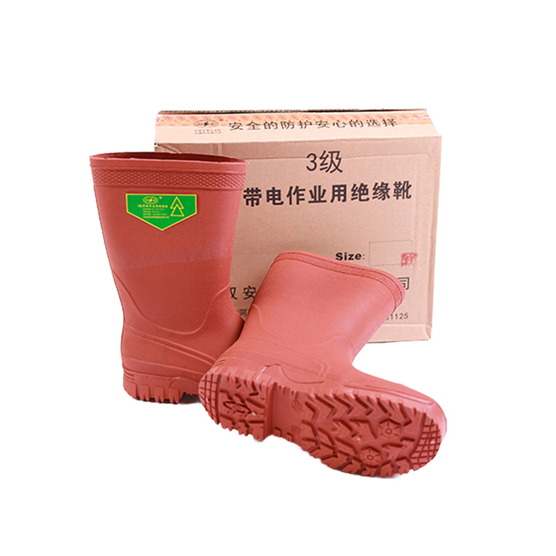双安 30KV绝缘靴 3级带电作业用橡胶靴耐压20KV 40码高清大图