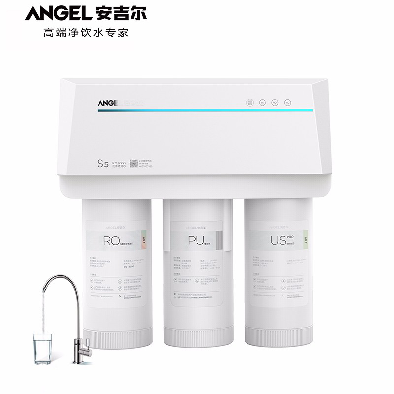 安吉尔angelj2861rob60直饮反渗透净水器计价单位台白色