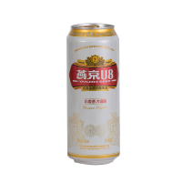 燕京啤酒 燕京U8优爽小度特酿啤酒500ml*12听 大罐整箱装(9月份到期))