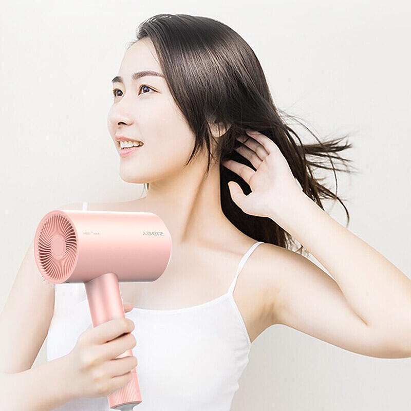 超人sid电吹风机2000w负离子电吹风筒大功率家用电风吹rd2031少女粉