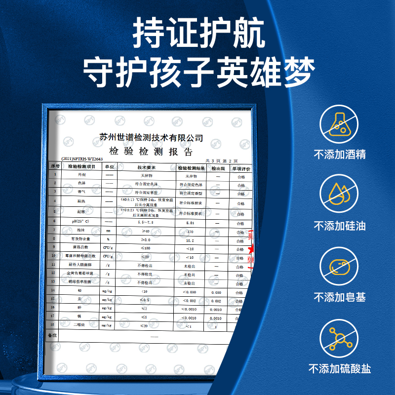 青蛙王子奥特曼联名儿童洁净柔顺洗发露500ml