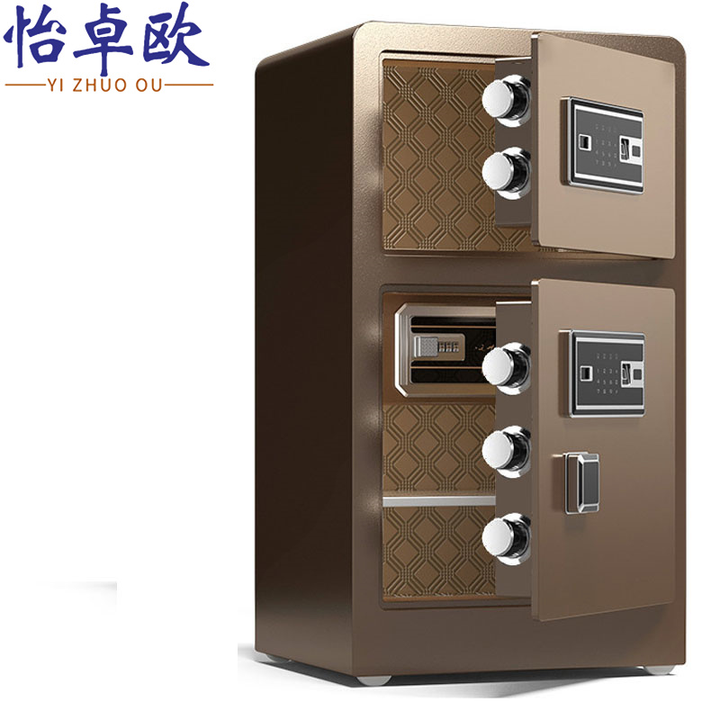怡卓欧资料保密柜双门80CM指纹密码台高清大图
