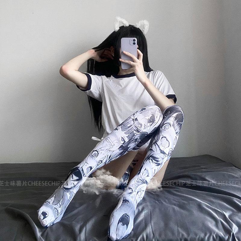 suntek暴击攻速袜 ins日系白丝长筒洛丽塔过膝女可爱甜美jk萝莉动漫