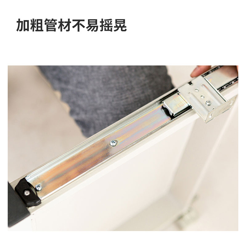 星岛钢制电脑桌铁皮办公桌财务桌子带抽屉带锁写字台二抽一门
