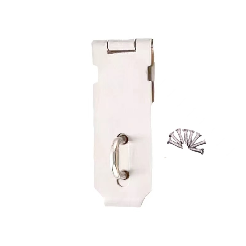 亭松 304不锈钢挂锁锁扣搭扣 4寸 105mm(配螺丝) 个高清大图