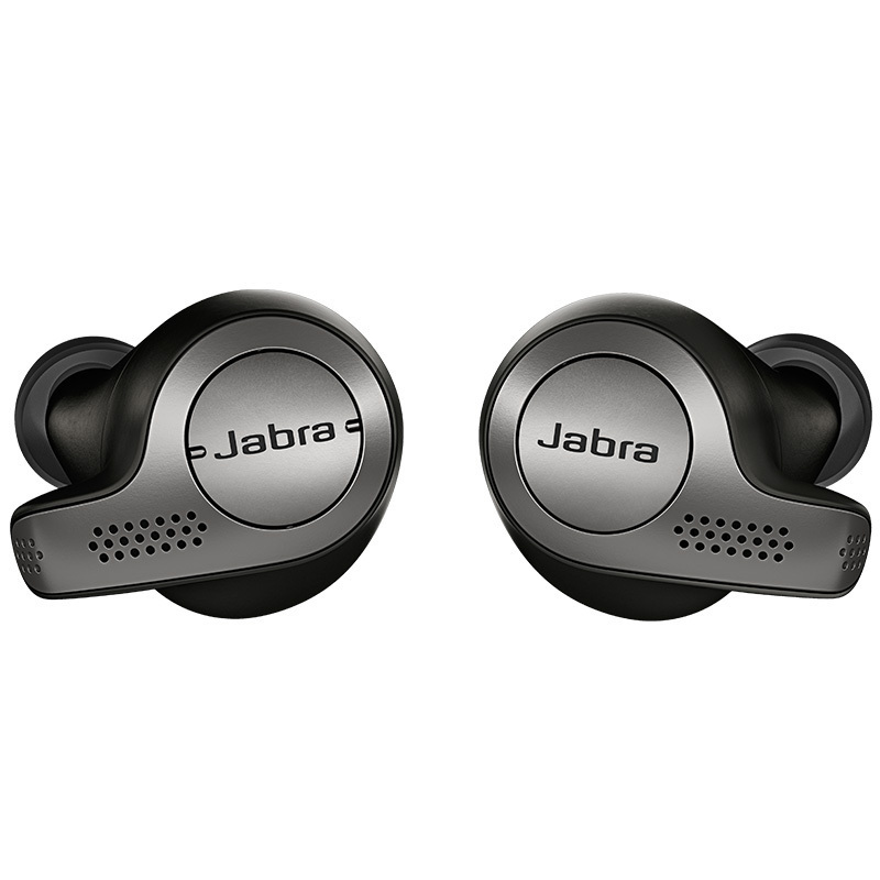 [臻律 真无线]捷波朗(Jabra))Elite 65t入耳式蓝牙运动耳机 银黑色