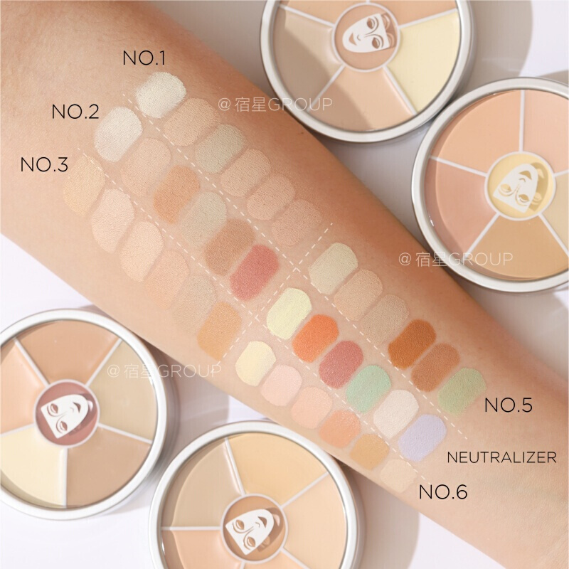 刷或美妆蛋KRYOLAN德国面具歌剧魅影遮瑕膏