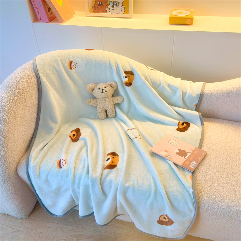 紫罗兰多用休闲毯100x140cm 款号:VDZLPMT13793高清大图