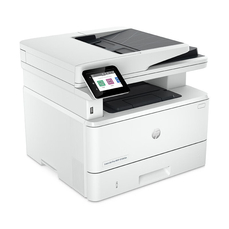 惠普(hp)LaserJet Pro MFP 4104fdn A4黑白激光一体机打印复印扫描传真自动双面有线网络局域网办公打印复印一体机自动双面打印代替M429fdn套餐5