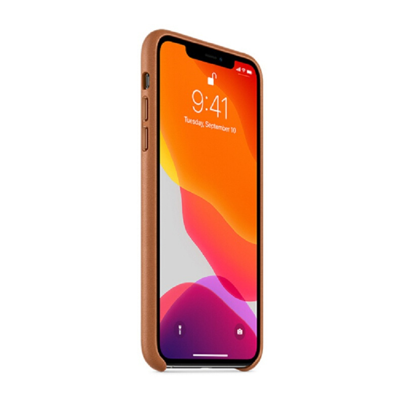 苹果Apple 原装iPhone 11 Pro Max 皮革保护壳 手机壳 鞍褐棕色