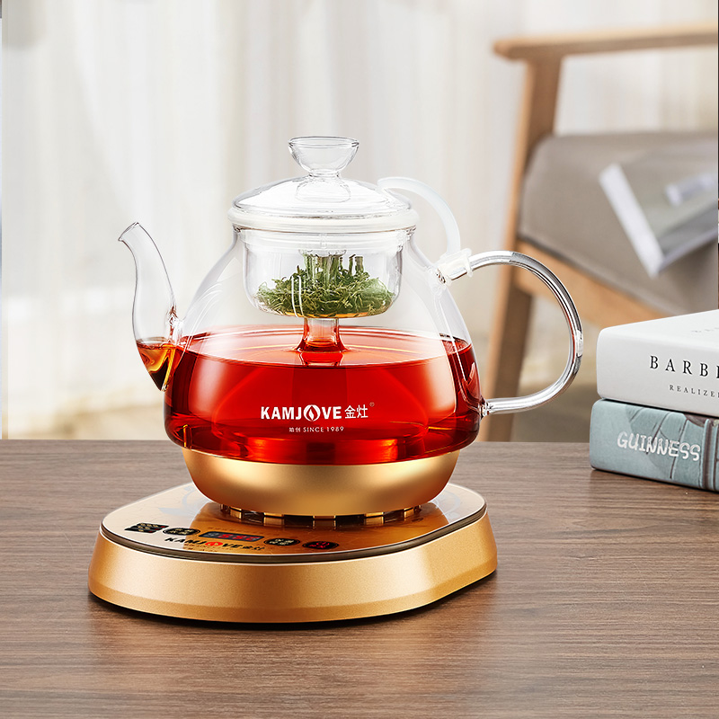 KAMJOVE/金灶 A-55 煮茶器 多功能养生壶 全自动电茶壶 茶具 电热水壶煮水烧水壶玻璃耐高温电子茶炉花茶壶高清大图
