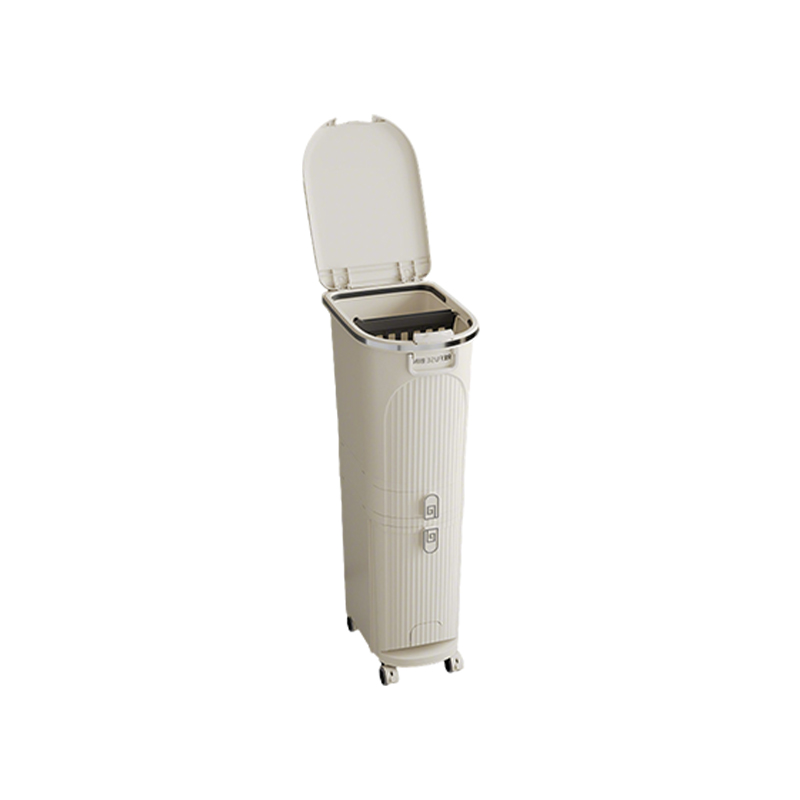 卫未来 分类垃圾桶 夹缝单盖隔板三层 个高清大图