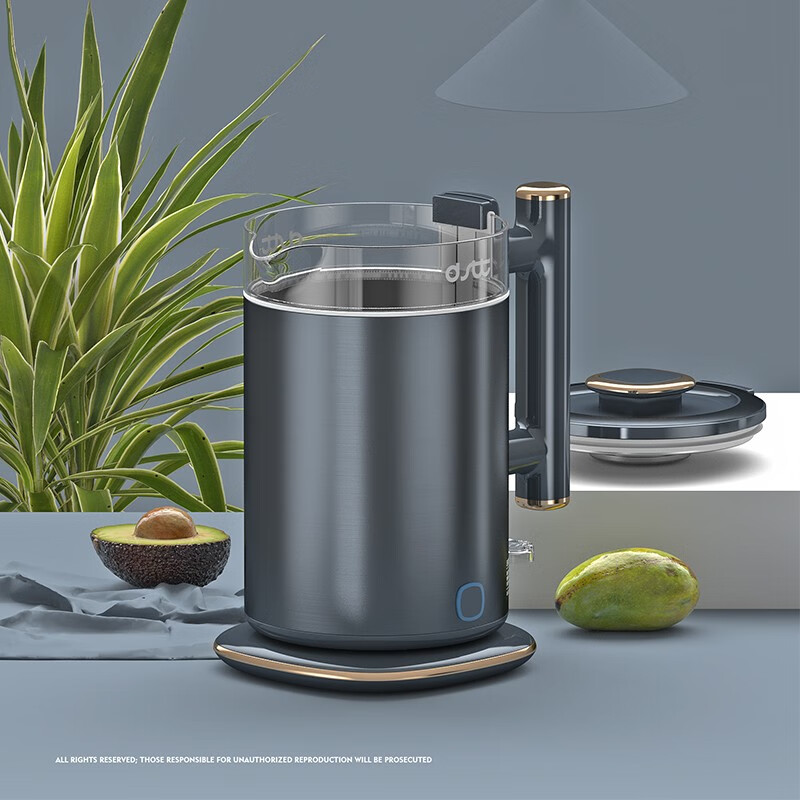 都市太太 DSDSH-8607 彩钢养生电热水壶 家用多功能煮茶器 1.5L