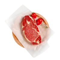 暖男厨房 澳洲进口原切草饲眼肉牛排套餐400g