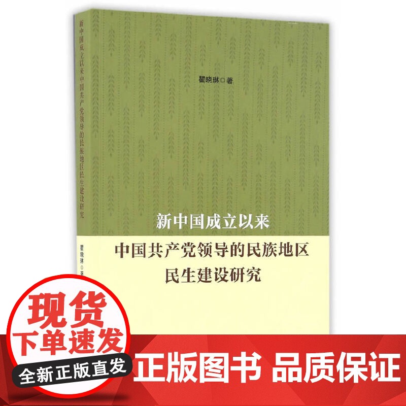 新中国成立以来中国共产党领导的民族地区民生建设研究高清大图