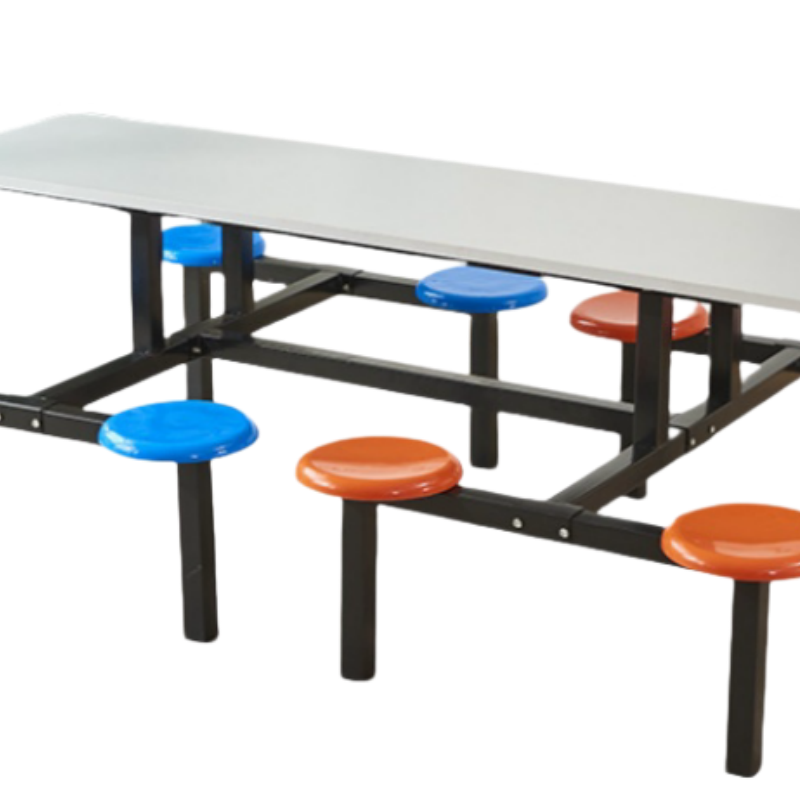 鑫龙都食堂餐桌八人位张高清大图