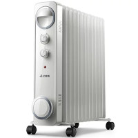 艾美特(Airmate) HU1339 室内加热器 电热油汀 家用取暖器 电暖器 白色