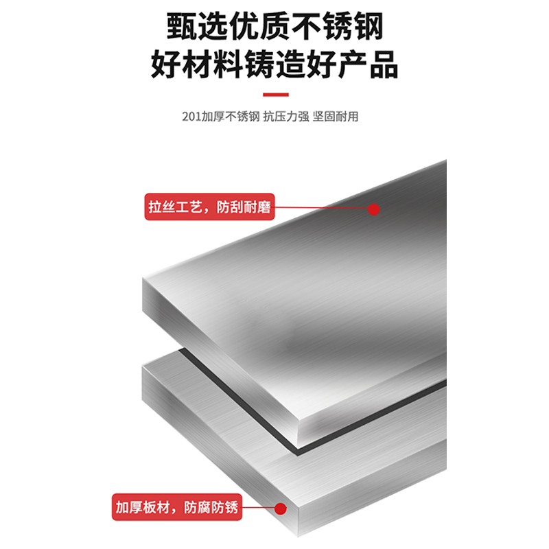 翼澜 不锈钢消防沙箱1m 个高清大图