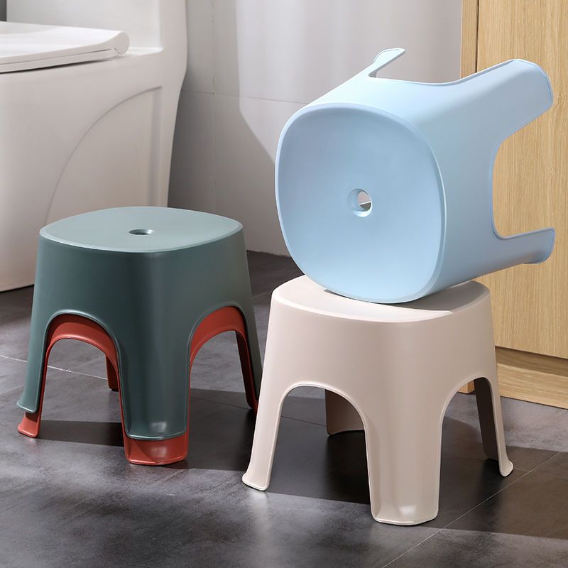 小凳子塑料凳子板凳家用儿童凳加厚卡通防滑踩脚胶凳脚踏宝宝矮凳小号