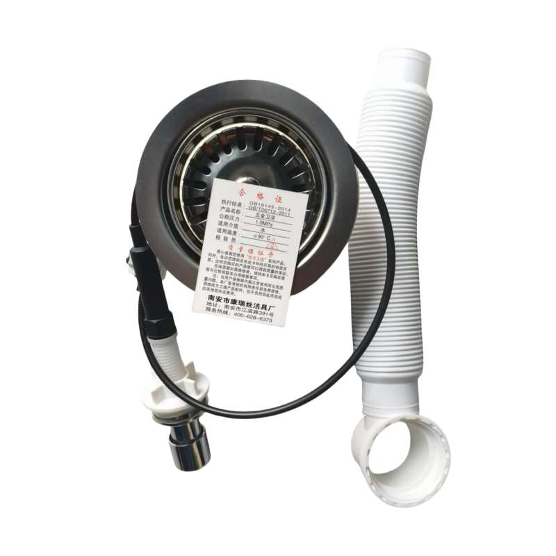 水池落水套装自动下水器高清大图