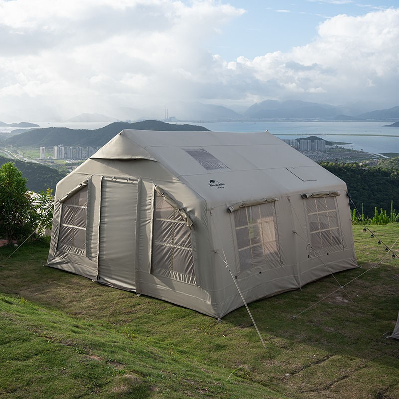 胜帐 营地充气帐篷 户外露营野营双人帐篷 流沙金