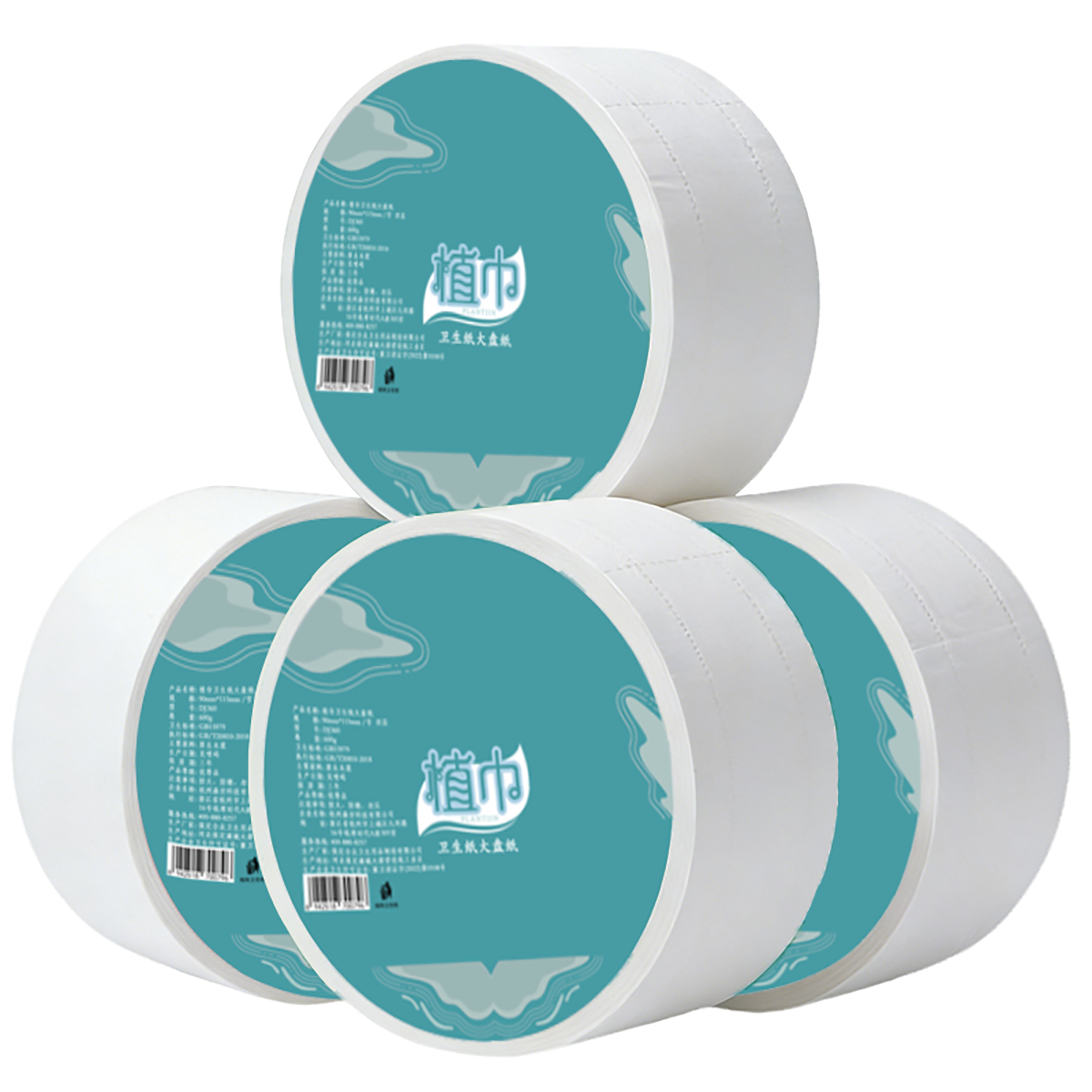 植巾 DJ360 130m 四层 12卷/箱 卫生纸大盘纸 4.00 提/箱 (计价单位:箱)高清大图