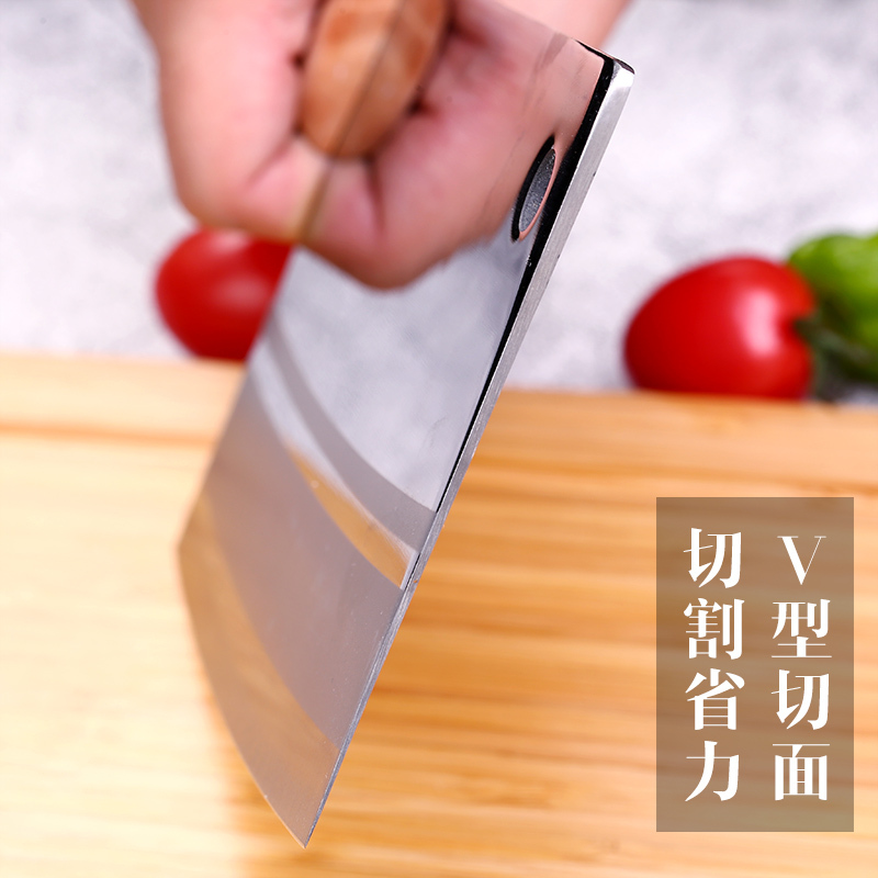 邓家刀 锻打切片刀 JB-6036 家用菜刀持久锋利手工开刃 锻打工艺