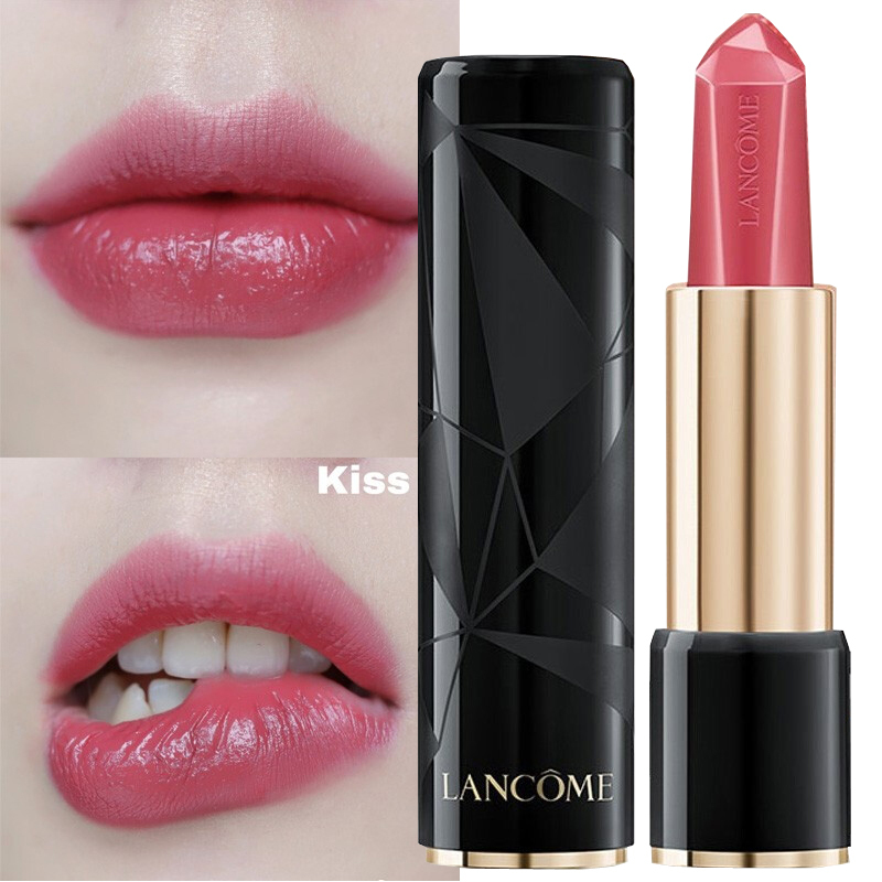 送礼盒兰蔻lancome口红唇膏196菁纯丝绒宝石切割雾面哑光唇膏02菁纯