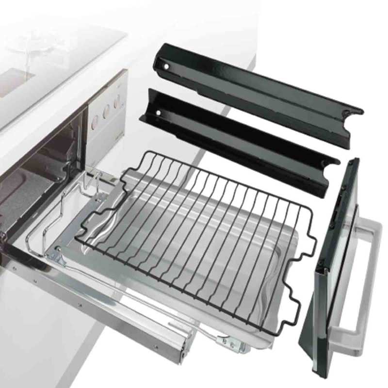 日本原装进口RINNAI/林内燃气灶电源款嵌入式烤箱灶DELICIA浅黑色RHS71W31E15VCASTW天然气