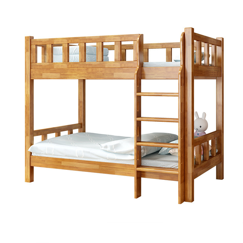 迅迈全实木上下床家用大人高低床小户型省空间双层床宿舍上下铺组合床
