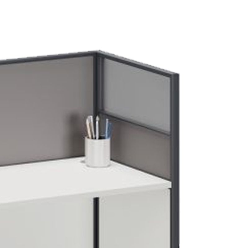 臻远ZYGW-108职员桌办公桌屏风工作卡位 直排单人位高清大图