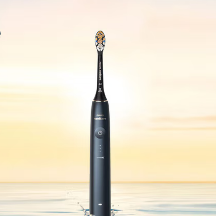 飞利浦(PHILIPS)钻石Ai电动牙刷 充电旅行盒清除牙菌斑 HX9996 蓝
