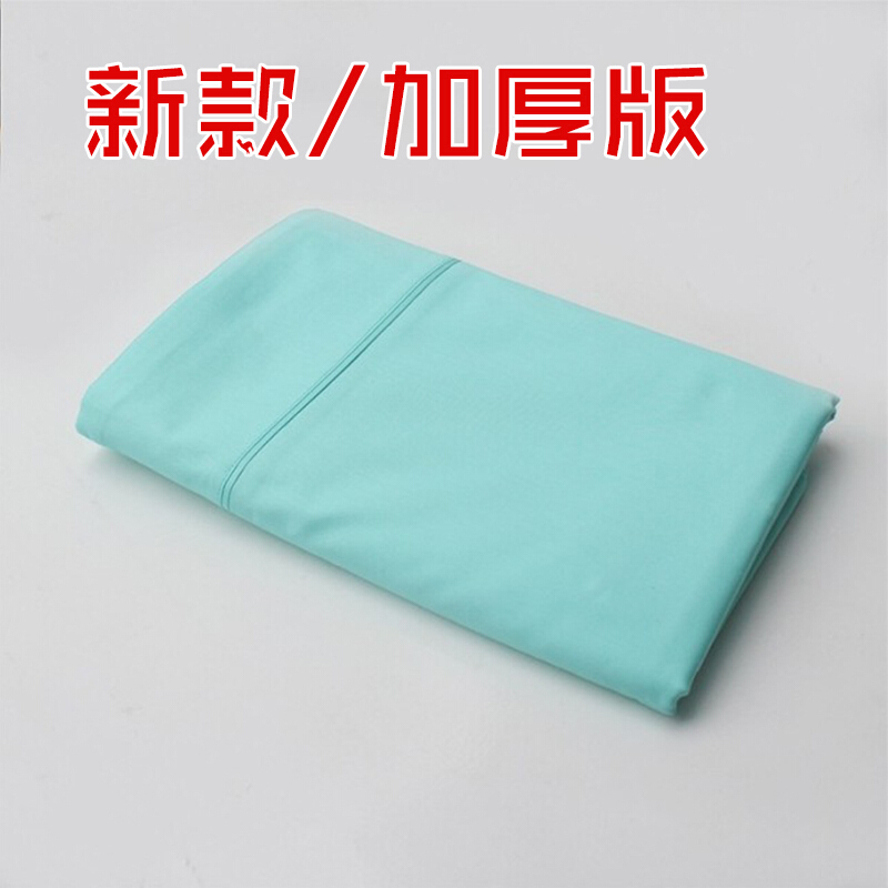 纯色褥单床单单件全棉纯棉单双人加厚1.2m/1.5米/1.8m/2.0m床地中海蓝加厚版