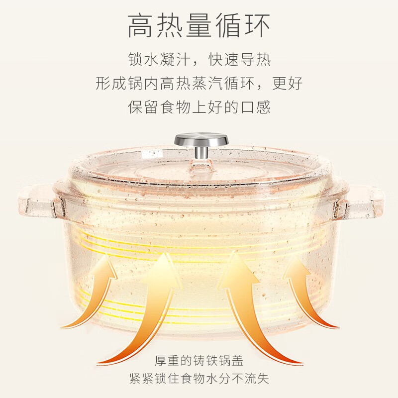 温仑山VELOSAN 潘朵拉珐琅锅24cm VE033 白色/个高清大图