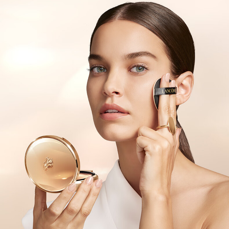 兰蔻(LANCOME) 新空气轻垫菁纯粉底液 13g#100粉白皮(YJ)化妆品高清大图
