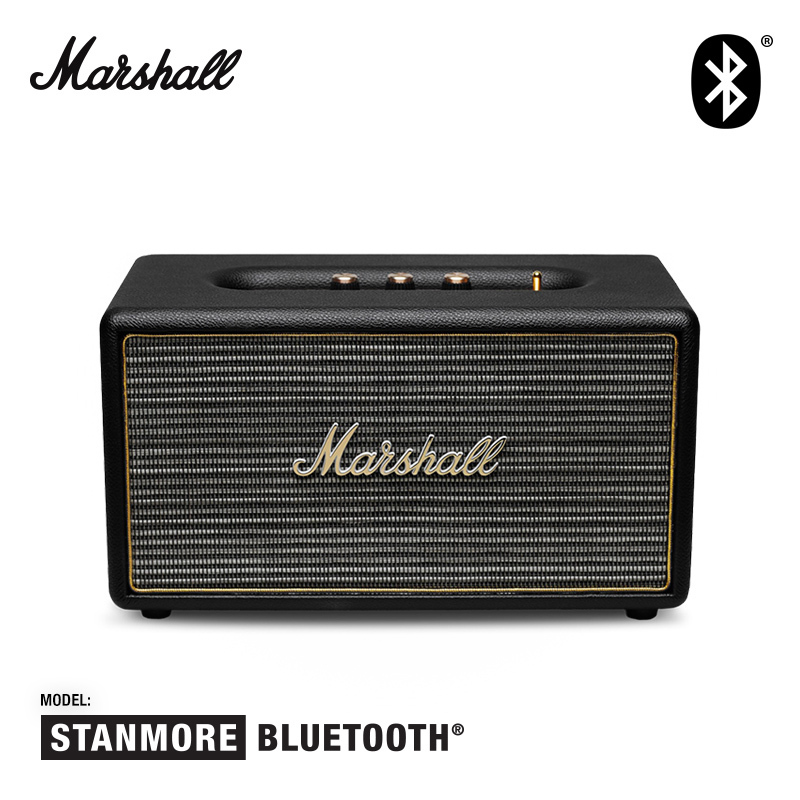 马歇尔(Marshall) STANMORE BLUETOOTH 无线蓝牙音箱马勺摇滚重低音 黑色