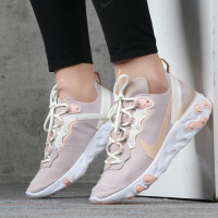 NIKE/耐克 女鞋 2020新款REACT ELEMENT 55高桥盾缓震运动防滑跑步鞋 BQ2728-012