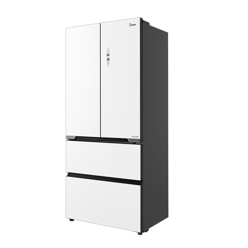 美的冰箱bcd520wufgpzm凝光白