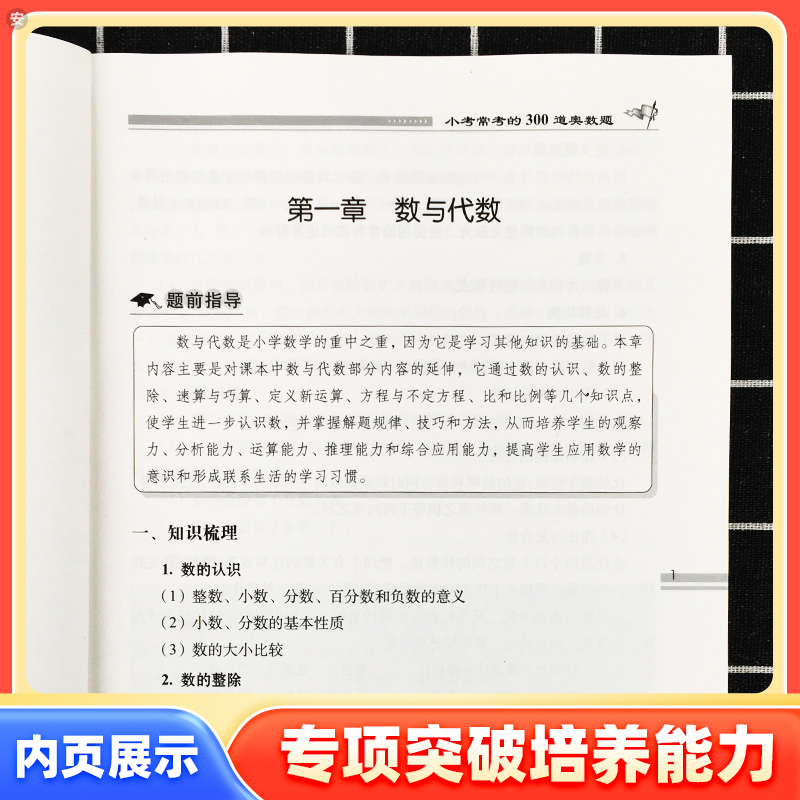 小考常考的300道奥数题 小学六年级 [正版]小学小考必做的300道奥数题 小升初数学专项训练名校冲刺卷真题小考题六年级高清大图