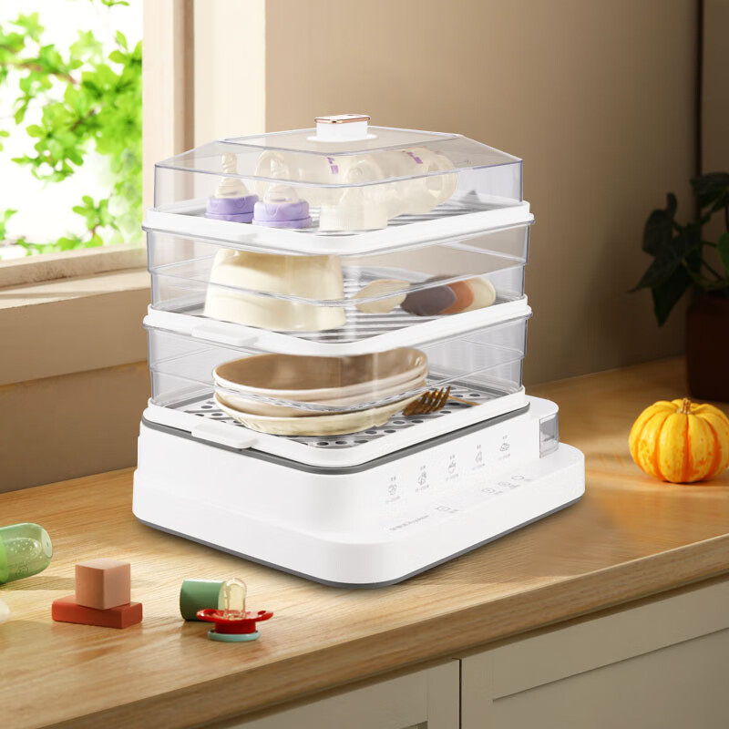 荣事达(Royalstar)多功能电蒸锅外置加水电蒸笼18升大容量多用途锅 RS-ZG833G