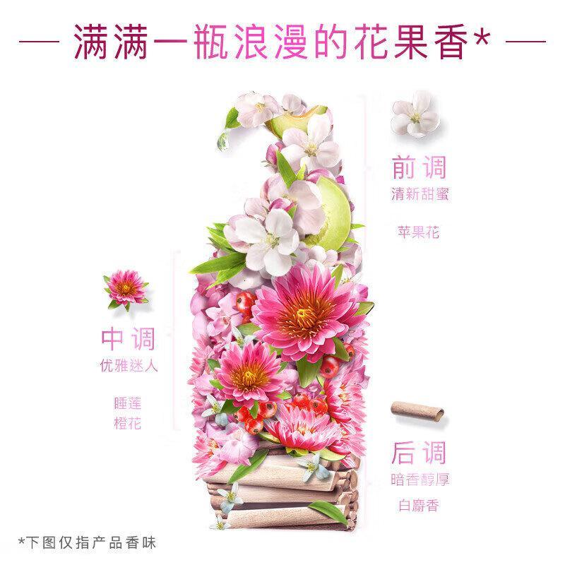 海飞丝香氛洗发水恬雅清新750g 持久去屑秀发留香睡莲花香洗发露洗头膏高清大图