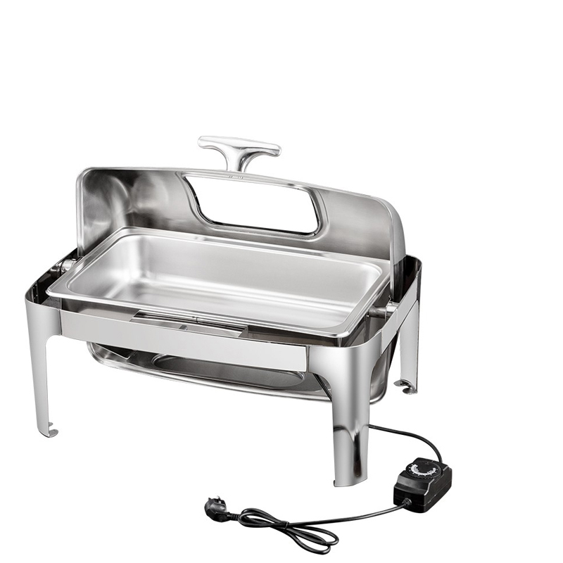 融优利品豪华款电热保温长方形可视窗自助餐炉65x43x43(cm)/台